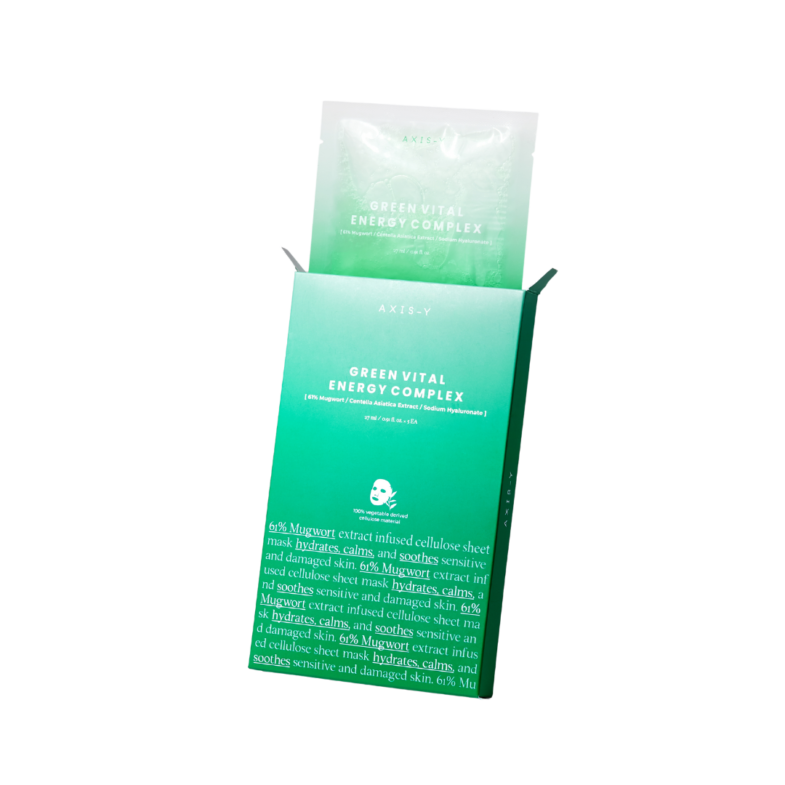 Proizvod maska za lice - 1-Mugwort-Green-Vital-Energy-Complex-Sheet-Mask-27 ml